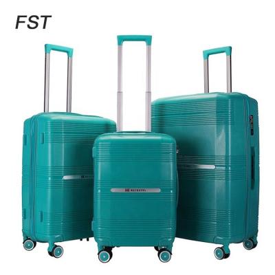 China Long Distance Travel Waterproof Trolley Bags Online Shopping PP Luggage Trolley Valiz Suitcase Pieces Luggage Set for sale