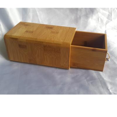 China Natural Custom Bamboo Coffin Funeral Urn Drawer Casket Funeral Urns for ahses for sale