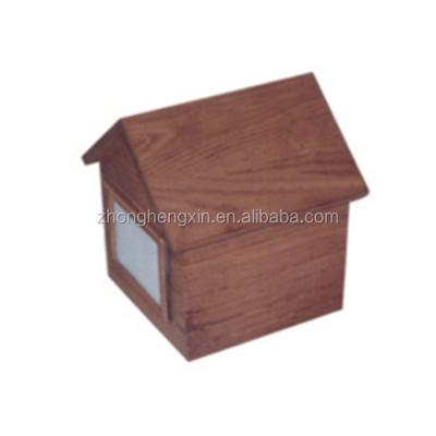 China American Style China Supply Pet Cremation House Shape Funeral Urn for sale