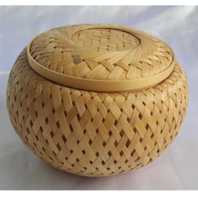 China 2015 New Design Bamboo Natural Bamboo Weave Funeral Casket Casket For Human Or Pet for sale