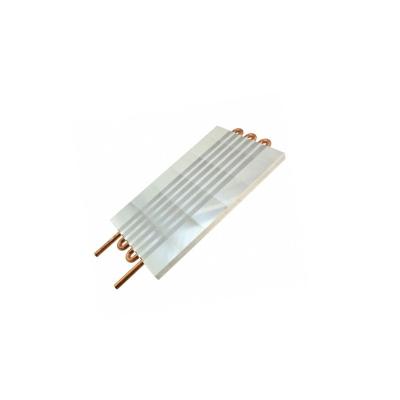 China Heater Parts High Precision Refrigerated Liquid Cooling Plate With Copper Tube for sale