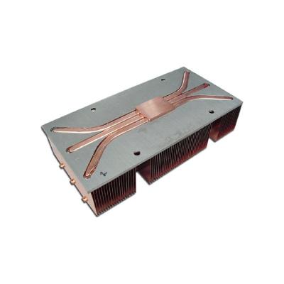 China T3-T8 Aluminum LED Heatsink Extrusion Profile Radiator Heat Pipe Temper With CNC Machining for sale