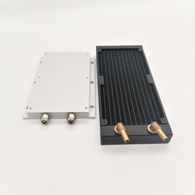 China Heater Parts Custom Heat Sink With Water Cooling Vacuum Brazed Process Cold Plate for sale