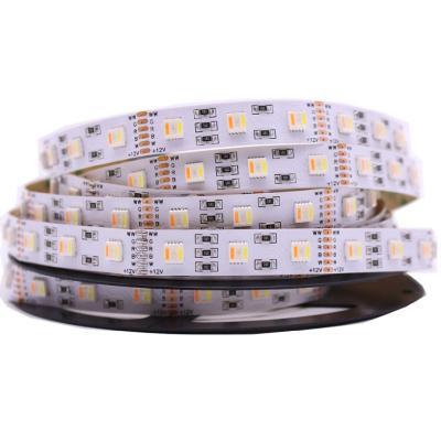 China Other High Quality Low Voltage LED Strip 5050 RGBWW 60LED White/Black PCB Customized for sale