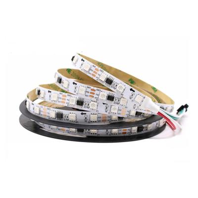 China Warehouse Led Magic Pixel Ws2811 SMD5050 RGB 60LEDs Strip Color Light DC12V 1 Addressable Pixel String IC Control 3Leds For Bedroom for sale