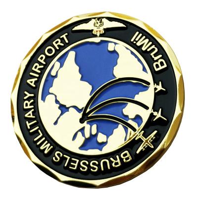 China Worldwide High Cost Effective Best Selling Engraved Custom Gold Challenge Coin for sale