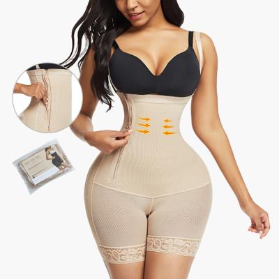 China Breathable High Waist Lace Stitching Body Shaper Shapewear For Women Body Shaper Slimming Butt Lifter for sale