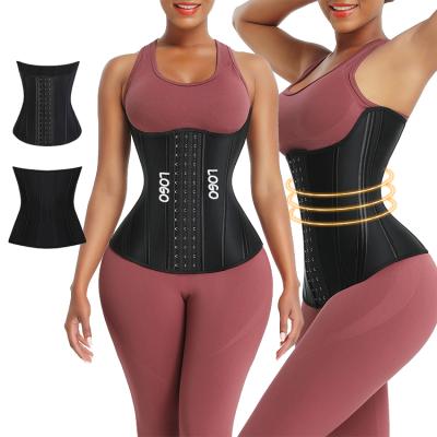 China Antibacterial Tummy Shaper for Women Waist Support Latex Waist Trainer Cinchers Wholesale Waist Trainer for sale