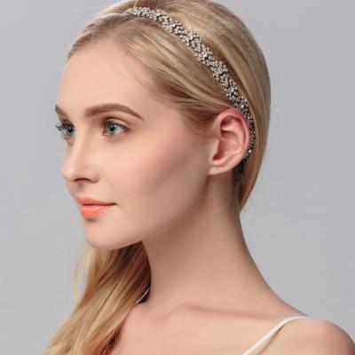 China New Eco-Friendly Rhinestone Rhinestone Rhinestone Diamond Headband Wedding Dress Accessories Bridal Headband Jewelry for sale