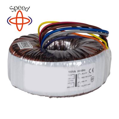 China Single Phase Toroidal Pure Copper Transformer POPWER 160VA Power Supply Single Phase Transformers For Tone Preamplifier Audior for sale