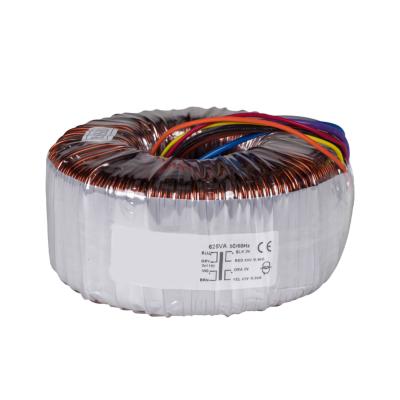 China 24-0-24 Power Toroidal Transformer with Low Profile and Low Weight for sale