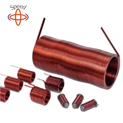 China Custom High Current Flat Copper Wire Power Supply Air Winding Coil for sale