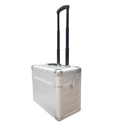 China Portable Tool Trolley Custom Equipment Custom Shockproof Dustproof Carry Aluminum Tool Cases for sale