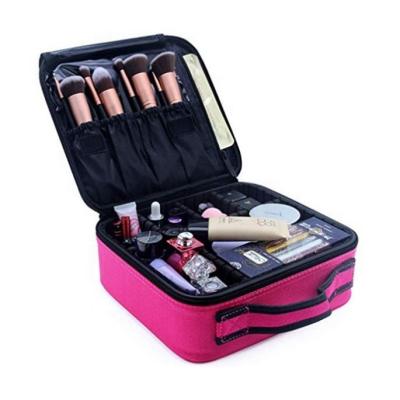 China Fashion Low Price Soft Black Vanity Makeup Artist Personalized Private Label Cosmetic Bag for sale