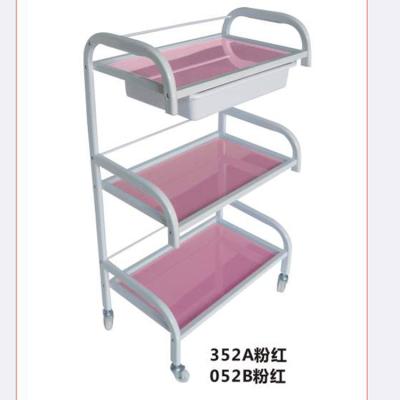 China Industrial Cheap Beauty Salon Trolley Carts Mobile Price Hairdressing Salon Trolley for sale