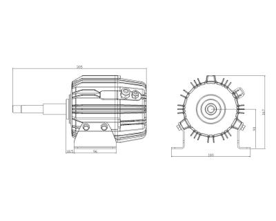 China FAN Interesting Price New Type High Speed ​​Best Sell Pmsm Brushless DC Motor Energy Saving for sale