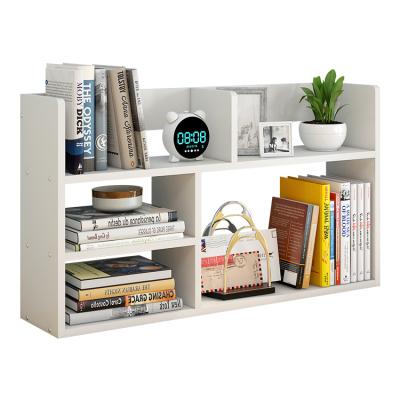 China Multi-layer shelf MDF student bookcase design space-saving office shelf simple creative office multi-function storage for sale