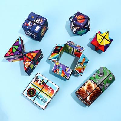 China Wholesale Three-dimensional Variety Magnetic 3d Cube Magnetic Infinite Rubik's Cube Explosive Special-shaped Magnetic Cube for sale