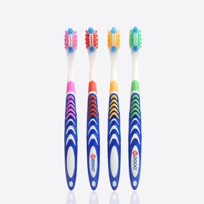 China Family Use Popular Fashionable Teeth Whitening Toothbrush With Tongue Cleaner And A Head Cover for sale