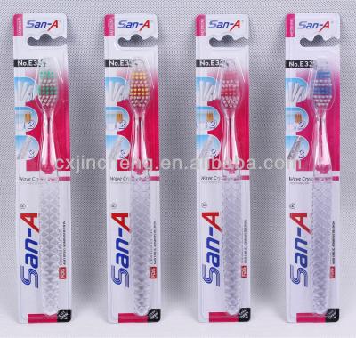 China Home use adult grade and medium type bristle nylon adult toothbrush for sale