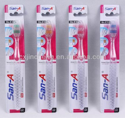 China E-321 San-Un Disposable Cheap Adult Toothbrush for sale