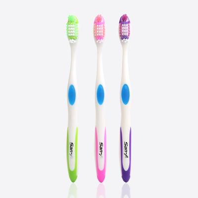 China Other 4 Color Adult San-Un Plastic Toothbrush for sale