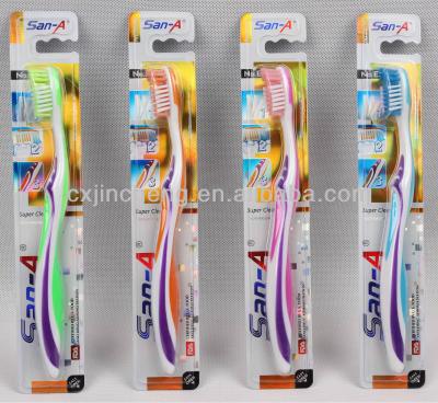 China Manual Tongue Cleaner&Gum Massage Stiffens Toothbrush Mark for sale