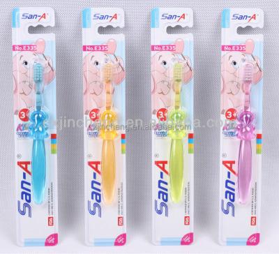 China San-Un E-335 Disposable Head Children Small Toothbrush Customized Child Toothbrush for sale