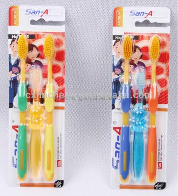 China Disposable Hot Sale Family Toothbrush Toothbrush With San-An E-605 Soft Bristles / Toothbrush Set for sale