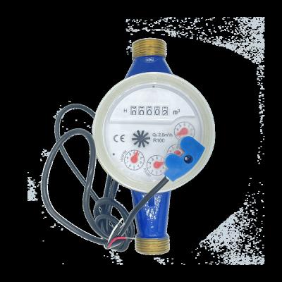 China High Performance Ningshui 15mm -25mm Domestic Brass Water Meter Iron Stainless Steel Dial With Pulse for sale