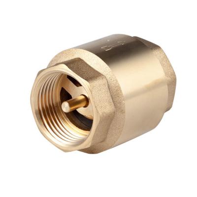 China General Price Forged Brass 1 Inch Spring Check Valve Brass With Threaded Female for sale