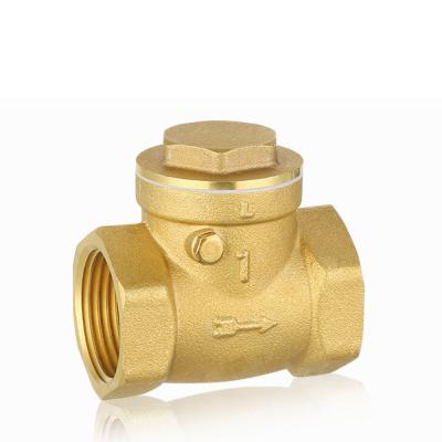 China General Brass Horizontal Midline Swing Check Valve / Backwater Check Valve for sale