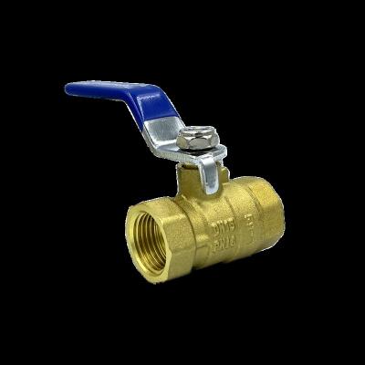 China General good quality 2pc manual switching brass ball valve for piping and heating system for sale