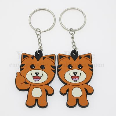 China Plastic PVC 3D Custom Soft Rubber Key Chain Key Chain for sale