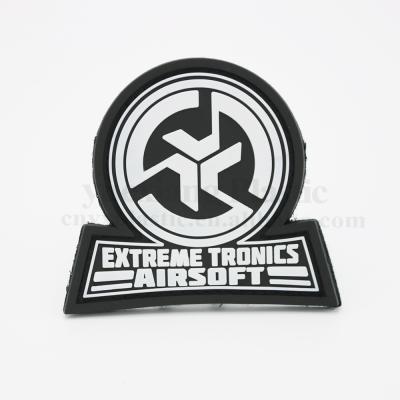 China 3D Soft PVC Rubber Vinyl External Patch Jacke Custom Wargame Clothing Patches For Christmas Gifts for sale