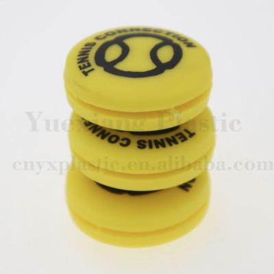 China 2d design custom logo or 3d shape available custom 3d tennis vibration dampener for sale