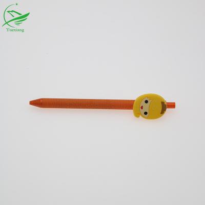 China office & School Pen Hot Sale Custom Printed 3dcreative Pen 2dpvcpersonality Soft Student Plastic PVC Pen Advertising Logo for sale