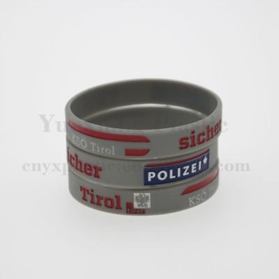 China Casual / Sporty No Min Quality Custom Silicone Bands Customized Rubber Wristbands for sale