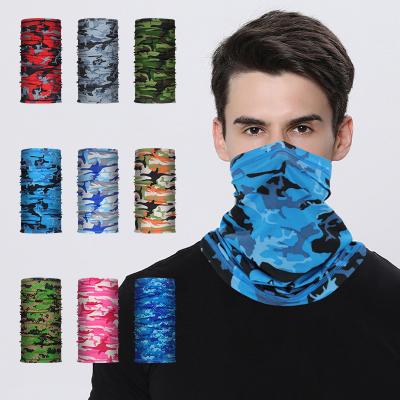 China Breathable Multifunctional Headwear Sports Bandana Ice Silk Bandana Scarf Tube Neck Recycling Mask for sale