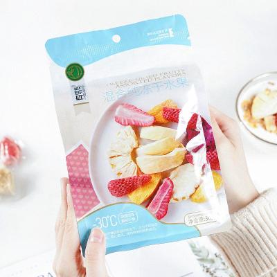 China FD Natural Dried Food Fruit Strawberry Durian Pieapple Dragonfruit Mango Slices Freeze Dried Fruit for sale