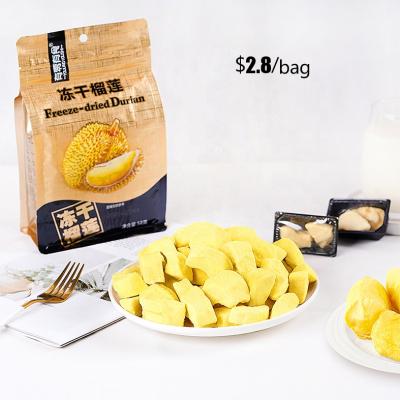 China 100% Organic Dried Fruits Vacuum Low Price Freeze Bulk Packed Dried Durian Dry Liner With White Chocolate for sale