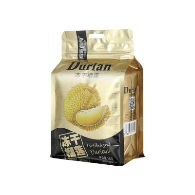 China Full Size 58g Bag Packing Freeze Dried Durian With Chocolate Coating for sale