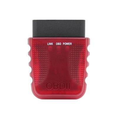 China Works with all OBD-II Compliant Vehicles New Design Red Color V1.5 OBD2 Scanner ELM327 WIFI Code Reader Support IOS American National Standard for sale