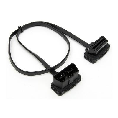 China One Male Two Male To Female Connector OBDII To Female Extension Cable 16 Pin OBD2 Adapter for sale