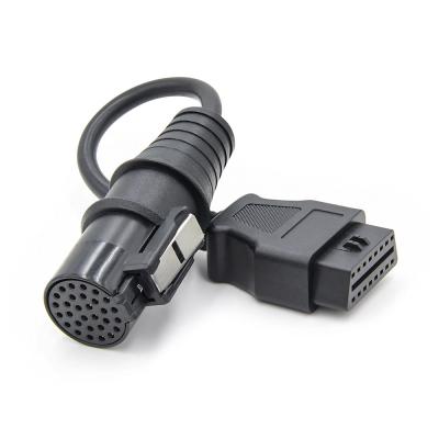 China Hot Sale Wholesale 30pin High Quality Adapter Iveco Truck OBD1 30pin Connector Cable for sale