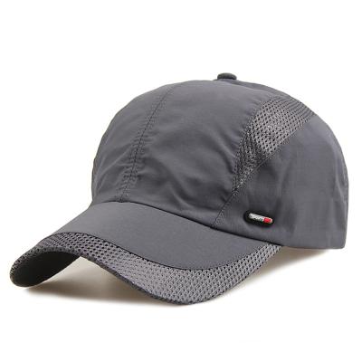 China COMMON High Quality Quick Dry Running Sports Covers Lightweight Breathable Mesh Baseball Cap Unstructured Hat for sale