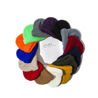 China Wholesale COMMON Autumn And Winter Short Style dome knitted hat men women beanies hats bowler hat for sale