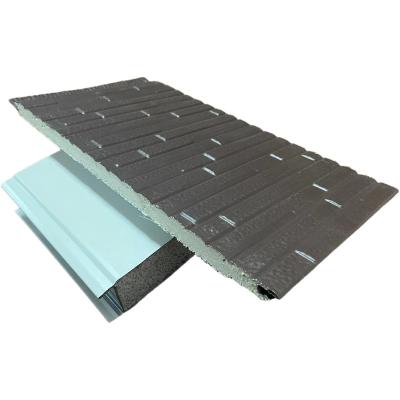 China Traditional PU Wall Sandwich Panel Fireproof Waterproof EPS Cement Sandwich Panel Insulated Panel for sale