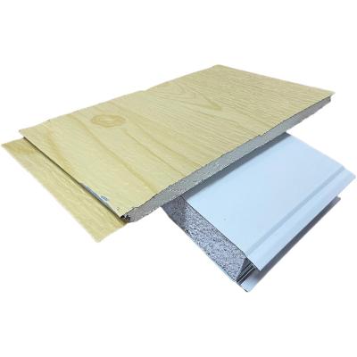 China Waterproof Fireproof Heat Insulation PU Sandwich Panels For Wall Finishing And Insulation Polyurethane Foam PU Sandwich Panels Metal Wall Panels for sale