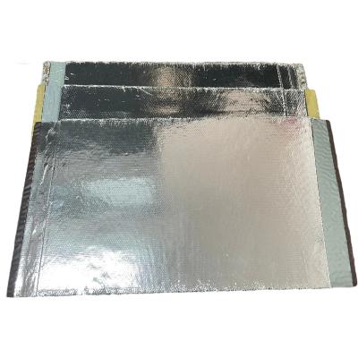 China Waterproof Fireproof 100mm Insulated Heat Insulation Rock Wool Sandwich Panels for sale